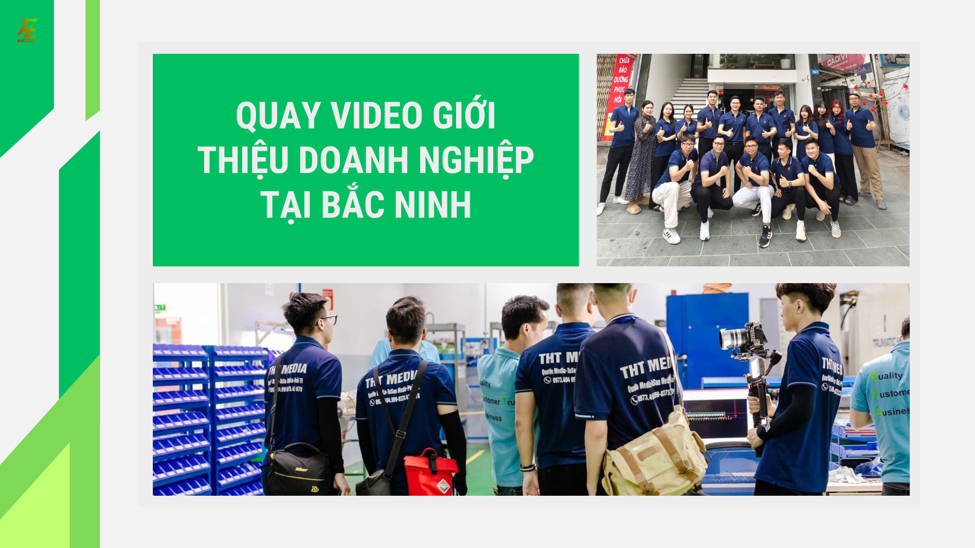 Quay video giới thiệu doanh nghiệp tại Bắc Ninh