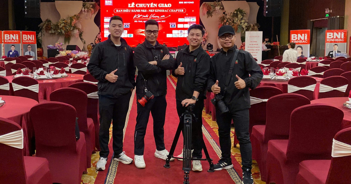Dịch vụ quay chụp sự kiện Bắc Ninh chuyên nghiệp